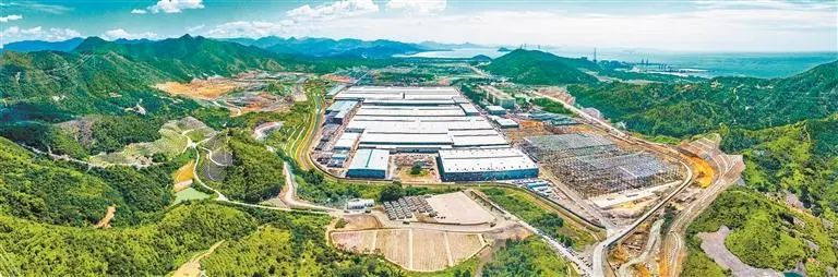 深汕比亞迪汽車工業(yè)園一期已實(shí)現(xiàn)投產(chǎn)，二期正加速?zèng)_刺投產(chǎn)